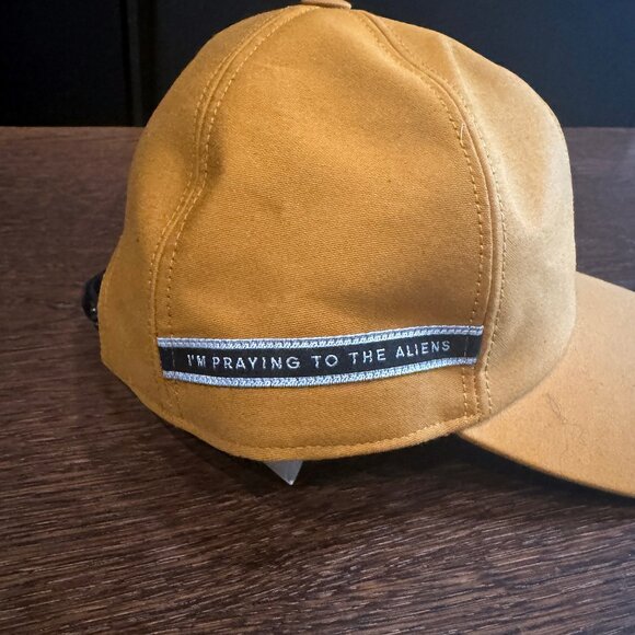 Rick Owens cap SS19 'I'm praying to the aliens' Topaz
